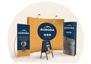 Affichages, exposants et signalisation